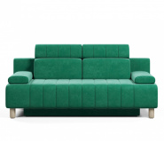 Диван прямой Гамбург 1 велюр Бинго зеленый
